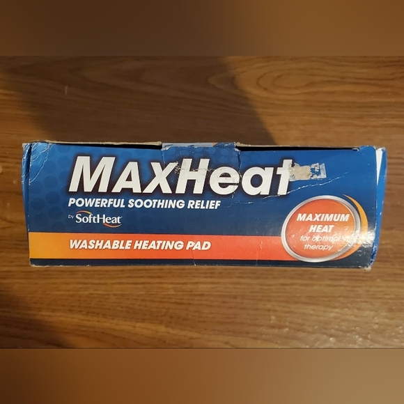 MaxHeat by SoftHeat, washable heating pad. New in Box. - Picture 14 of 15